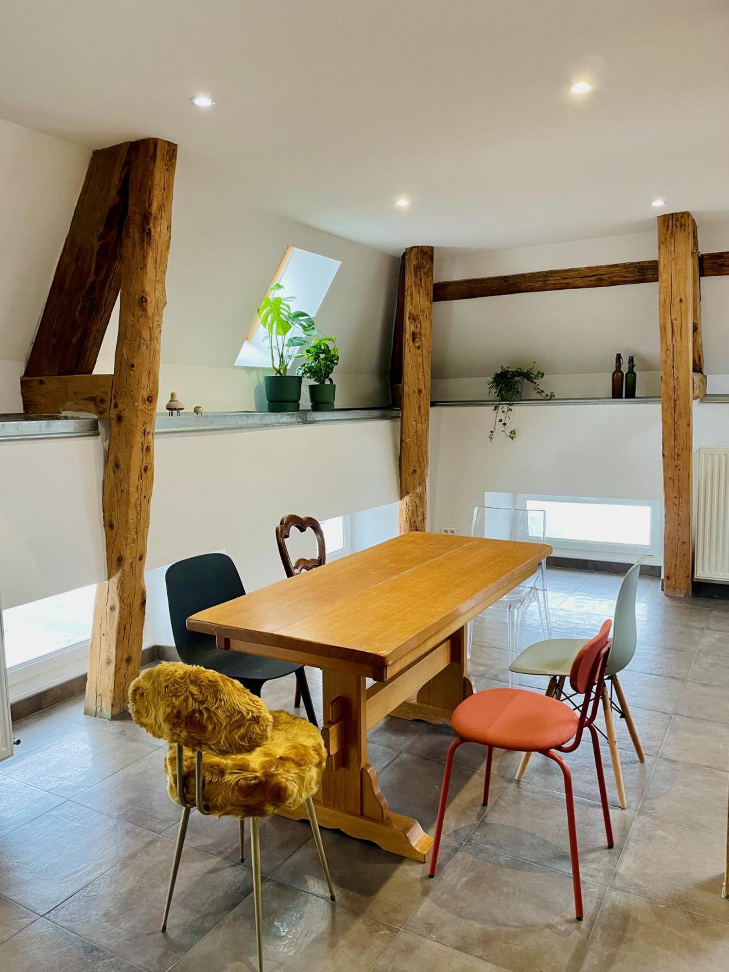 Duplex + Parking Gratuit Facile Apartment Sainte-Suzanne  ภายนอก รูปภาพ
