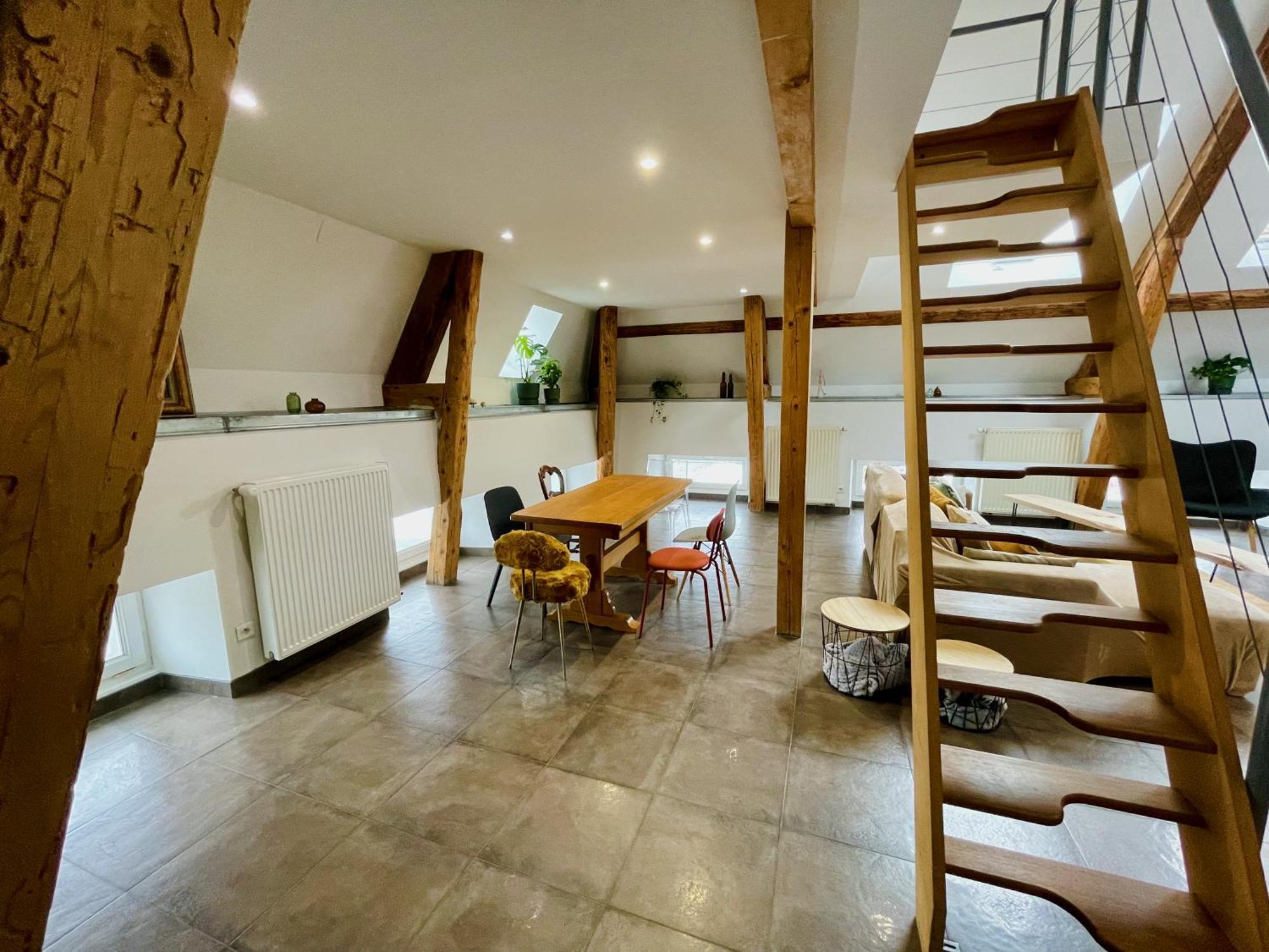 Duplex + Parking Gratuit Facile Apartment Sainte-Suzanne  ภายนอก รูปภาพ